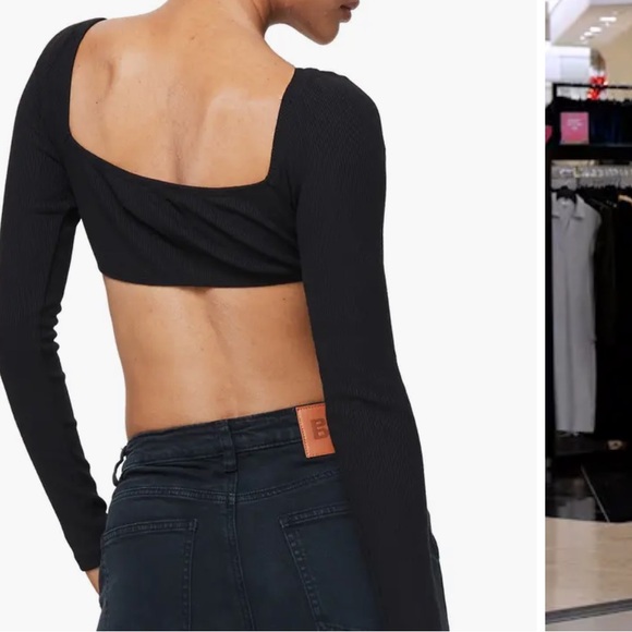 Princess polly Becca Rib Crop Top - Picture 2 of 4